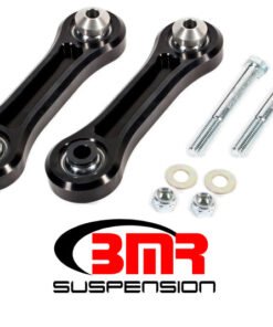BMR 15-17 S550 Mustang Rear Lower Control Arms Vertical Link w/ Spherical Bearings - Black