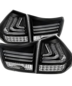 Spyder Lexus RX330/RX350 04-09 LED Tail Lights Black ALT-YD-LRX04-LED-BK