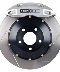 StopTech 95-98 Nissan Skyline GT-R Front BBK Silver ST-40 Caliper 355x32 Slotted Rotor