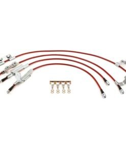 Power Stop 2018 Jeep Wrangler Front & Rear SS Braided Brake Hose Kit