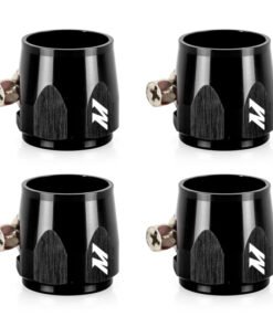 Mishimoto Aluminum -10AN Hex Finishers - Black