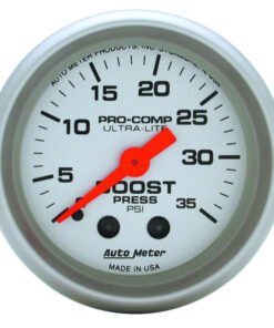 Autometer Ultra-Lite 52mm 35 PSI Mechanical  Boost Gauge