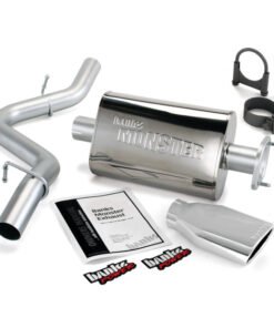 Banks Power 04-06 Jeep 4.0L Wrangler Unlimited Monster Exhaust Sys - SS Single Exhaust w/ Chrome Tip