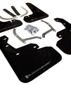 Rally Armor 2017+ Subaru Impreza UR Black Mud Flap w/ Silver Logo