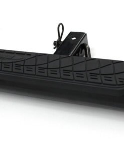 Go Rhino 4in Oval Hitch Step - Black