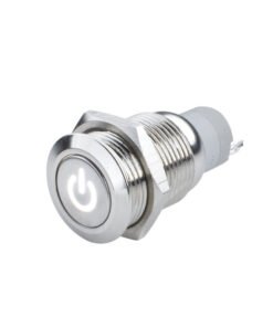 Oracle Pre-Wired Power Symbol On/Off Flush Mount LED Switch - White