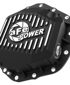 aFe 2020 Chevrolet Silverado 2500 HD  Rear Differential Cover Black ; Pro Series w/ Machined Fins