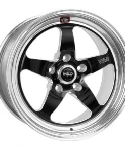 Weld S71 18x5 / 5x4.5 BP / 2.1in. BS Black Wheel (High Pad) - Non-Beadlock