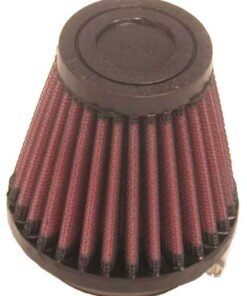 K&N Filter Universal Rubber Filter 2 inch Flange 3 1/8 inch Base, 2 inch Top, 3 inch Height