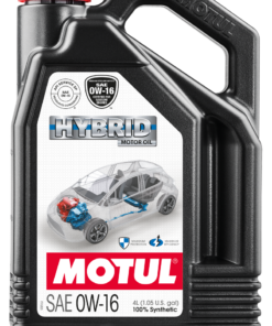 Motul 4L OEM Synthetic Engine Oil Hybrid 0W16 API SN - Case of 4