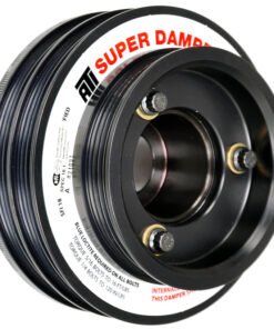 ATI Damper - 5.67in - Alum - (2) 4 Grv - Nissan RB26 - R33 34 - 1Pc - w/Power Steering Pulley