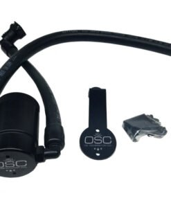 J&L 11-17 Ford Mustang GT Driver Side Oil Separator 3.0 - Black Anodized