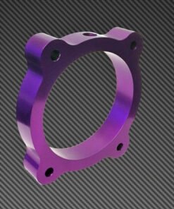 Torque Solution Throttle Body Spacer (Purple): Hyundai Genesis V6 3.8L 2013+