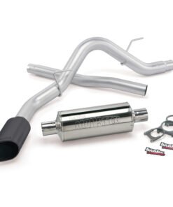 Banks Power 11-14 Ford 6.2L F-150 Raptor ECSB/CCSB Monster Exh Sys - SS Single Exh w/ Black Tip