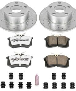 Power Stop 98-04 Audi A6 Rear Z26 Street Warrior Brake Kit