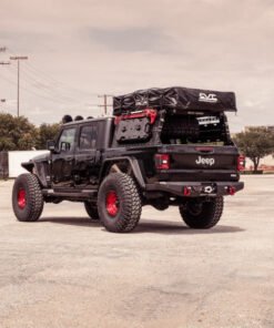 Road Armor 2020 Jeep Gladiator JT Stealth Rear Winch Bumper (for 9500lb Remote Winch) - Tex Blk