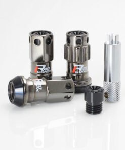 Project Kics 12X1.25 R40 Iconix Classical Lug Nuts w/ Black Plastic Cap - 16+4