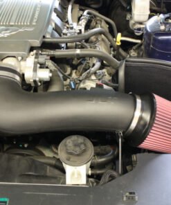 JLT 2010 Ford Mustang GT Black Textured Series 3 Cold Air Intake Kit w/Red Filter - Tune Req