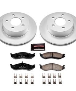 Power Stop 99-01 Jeep Cherokee Front Z17 Evolution Geomet Coated Brake Kit