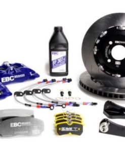 EBC Racing 12-17 Ford Fiesta ST (Mk7) Blue Apollo-4 Calipers 330mm Rotors Front Big Brake Kit