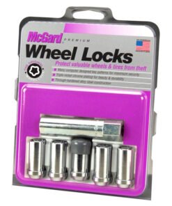 McGard Wheel Lock Nut Set - 5pk. (Tuner / Cone Seat) 1/2-20 / 13/16 Hex / 1.60in. L. - Chrome