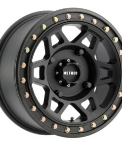 Method MR405 UTV Beadlock 15x7 4+3/+13mm Offset 4x156 132mm CB Matte Black w/BH-H24100 Wheel