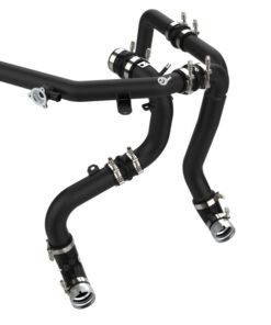 aFe 21-22 Ford Bronco V6-2.7Ltt BladeRunner Alum Hot & Cold Charge Pipe Kit - Black