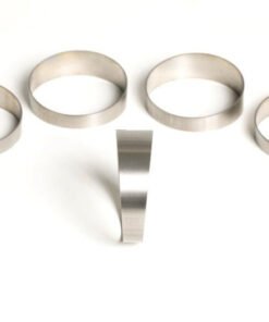 Ticon Industries 2.50in 45 Degree 1.26D/3.15in CLR Tight Radius 1mm Wall Titanium Pie Cuts - 5pk