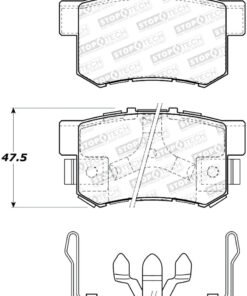 StopTech 05-16 Honda CR-V Street Rear Brake Pads