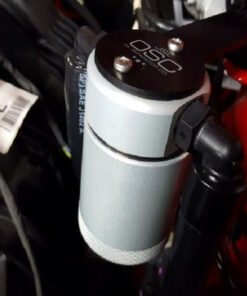 J&L 15-18 Ford Mustang EcoBoost Driver Side Oil Separator 3.0 - Clear Anodized