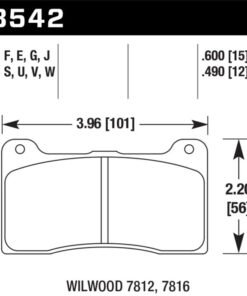 Hawk Wilwood 15mm HPS Brake Pads