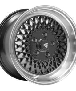 Enkei92 Classic Line 15x8 25mm Offset 4x100 Bolt Pattern Black Wheel
