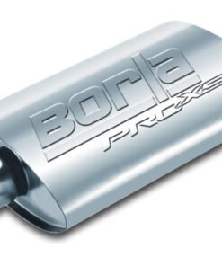 Borla Universal Pro-XS Oval 2.5in Inlet/Outlet Center/Center Notched Muffler