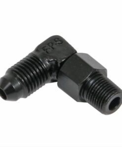 Fragola -4AN x 1/8 NPT 90 Degree Swivel - Black