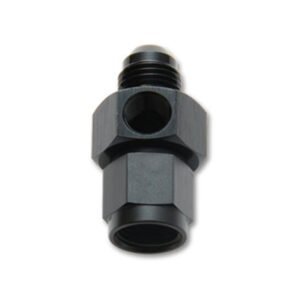 Vibrant -8AN Male to -8AN Female Union Adapter Fitting w/ 1/8in NPT Port