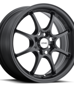 Konig Helium 15x6.5 4x100 ET40 Flat Black