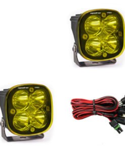 Baja Designs Squadron Pro Series Spot Pattern LED Light Pods - Amber
