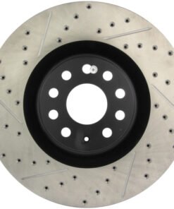 StopTech 09 VW Passat CC / 06-09 Passat Slotted & Drilled Right Front Rotor