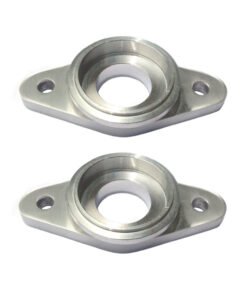 Torque Solution Billet Stock to Tial Blowoff Valve Adapter: Nissan GTR R35 ALL (2 Adapters)