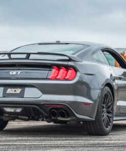 Borla 18-19 Ford Mustang GT 5.0L 2.5in S-Type Exhaust w/o Valves (Rear Section Only) - Black Chrome