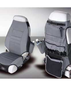 Rugged Ridge Fabric Seat Protectors Gray 76-06 Jeep CJ / Jeep Wrangler