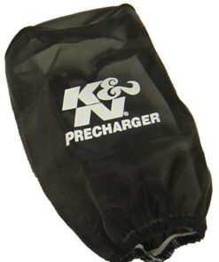 K&N Precharger Air Filter Wrap - Round Straight - Black - 3.5in ID x 6in H
