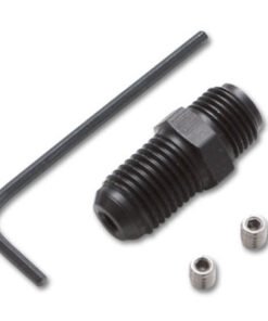 Vibrant -4AN to 7/16-24 Oil Restrictor Fitting Kit for Garrett ball bearing Turbochargers