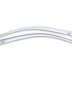 AVS 15-18 Ford F-150 Standard Cab Outside Mount Front Window Ventvisor 2pc - Chrome