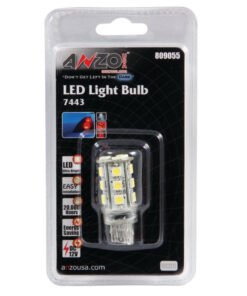 ANZO LED Bulbs Universal 7444 White - 18 LEDs 1 3/4in Tall