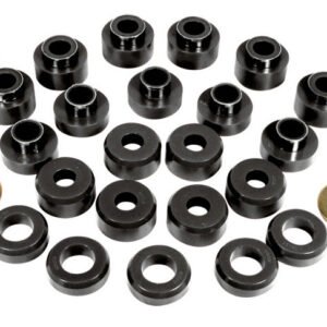 Prothane 97+ Jeep TJ Body Mount Kit - Black