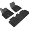 3D MAXpider 2020-2021 Tesla Model Y Elitect 1st & 2nd Row Floormats - Black