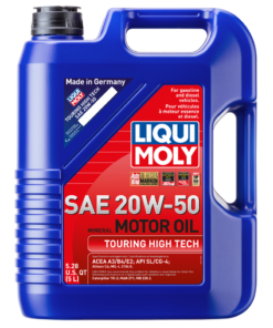LIQUI MOLY 5L Touring High Tech Motor Oil 20W50 - Case of 4
