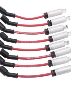 Edelbrock Spark Plug Wire Set Ls Kit w/ Metal Sleeves 99-15 50 Ohm Resistance Red Wire (Set of 8)