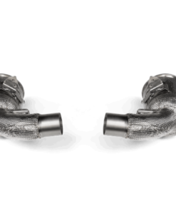 Akrapovic 20-21 Porsche 911 Turbo/Turbo S (992) Link Pipe Set w/Catalytic Converter (SS)